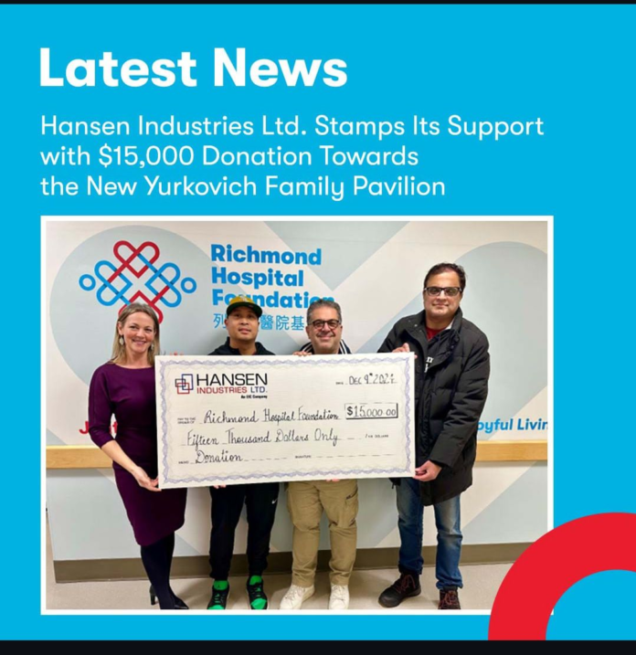 The Cowell family's $15M donation enhances Richmond Hospital's future