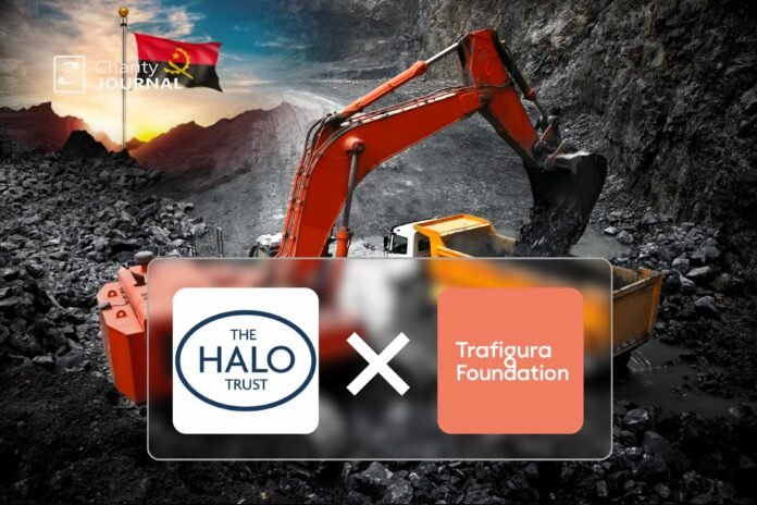 Halo Trust, Trafigura foundation, Angola flag