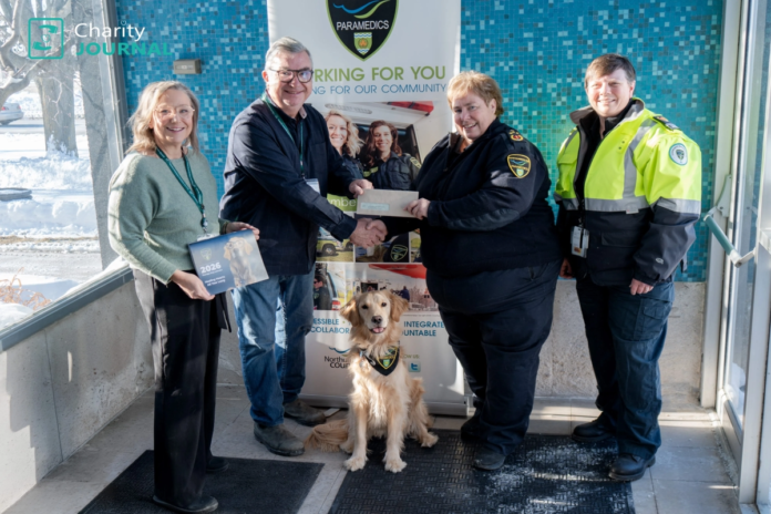 Paramedic therapy dog Ivy Joules featured for the 2026 charity calendar fundraiser