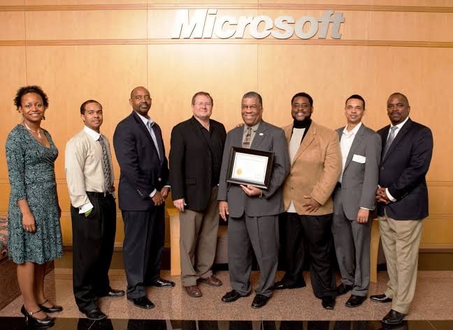 Black at Microsoft Scholarship Program Logo