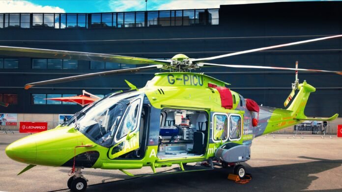 An air ambulance