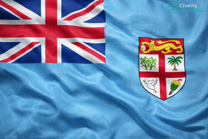 light-blue national flag of Fiji