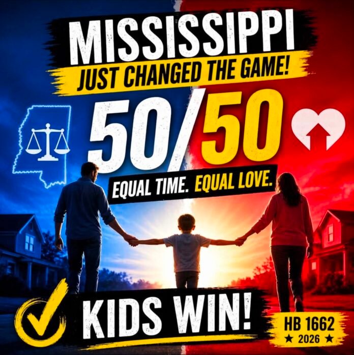Poster of Good Dad Act Committee victory in Mississippi