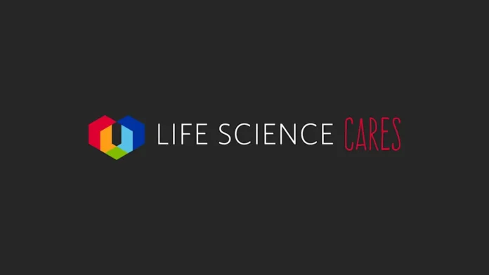 Life Science Cares logo