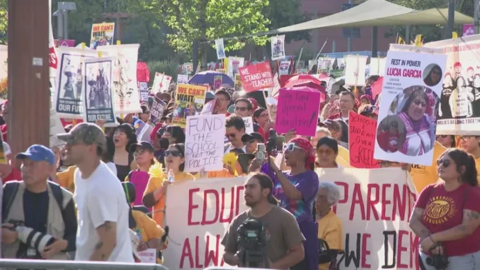 United Teachers Los Angeles union leaders
