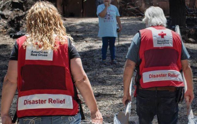 American Red Cross volunteers