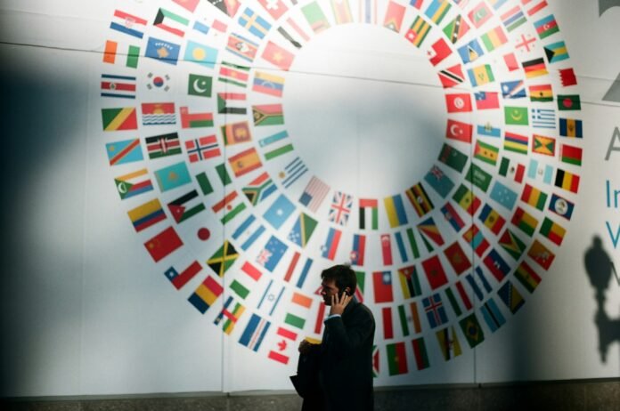 Man in United Nations Building