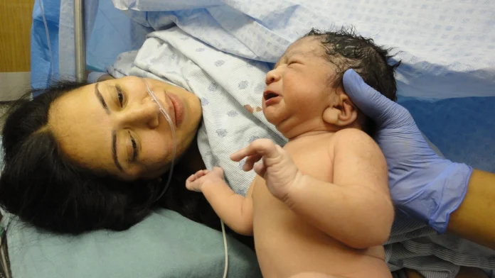 Mother and child taken care of by DeyLight Health Foundation