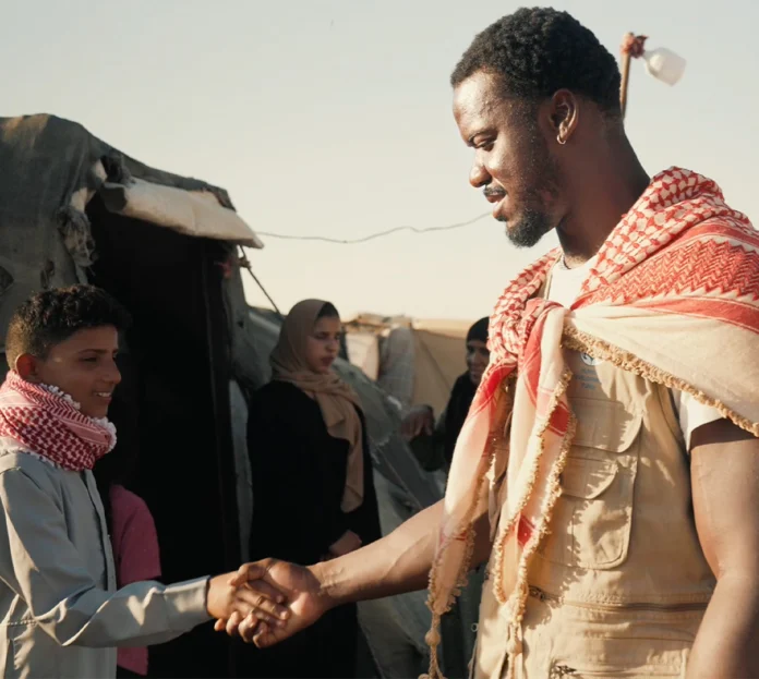 Azeez meets with refugees in Jordan in Human Development Fund supported trip