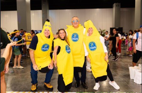 Chiquita staff at a team event