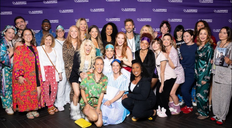 Alzheimer's Association members at Dance Party to End ALZ
